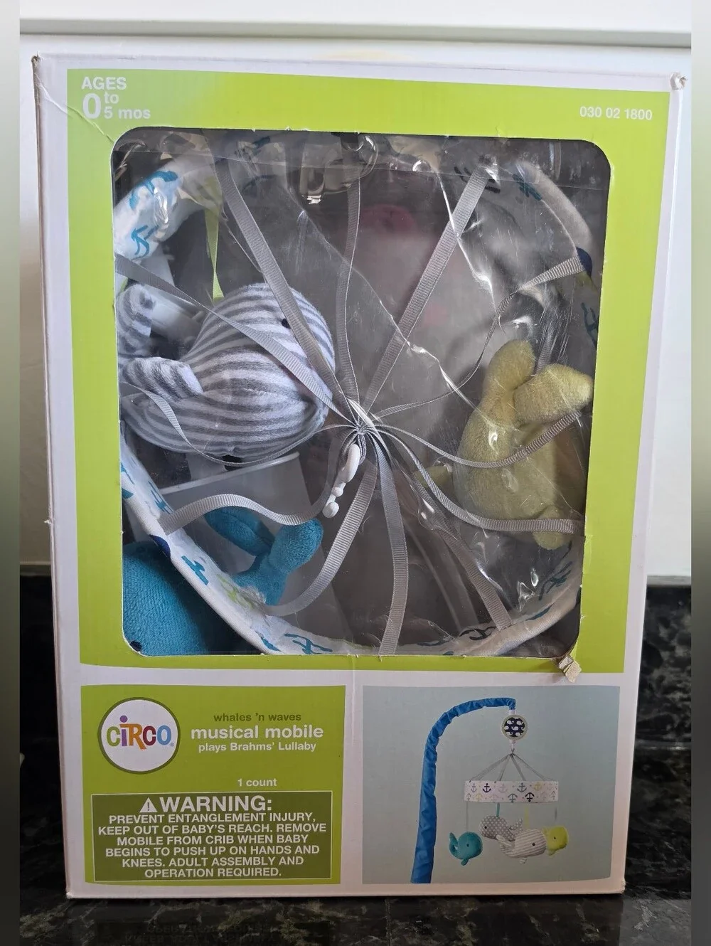 Circo Whales 'n Waves  Nursery Set & Musical Mobile